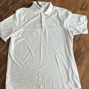 lululemon athletica Men's White Polo Shirt
